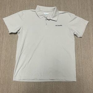 Columbia Utilizer Short Sleeve Light Grey Polo